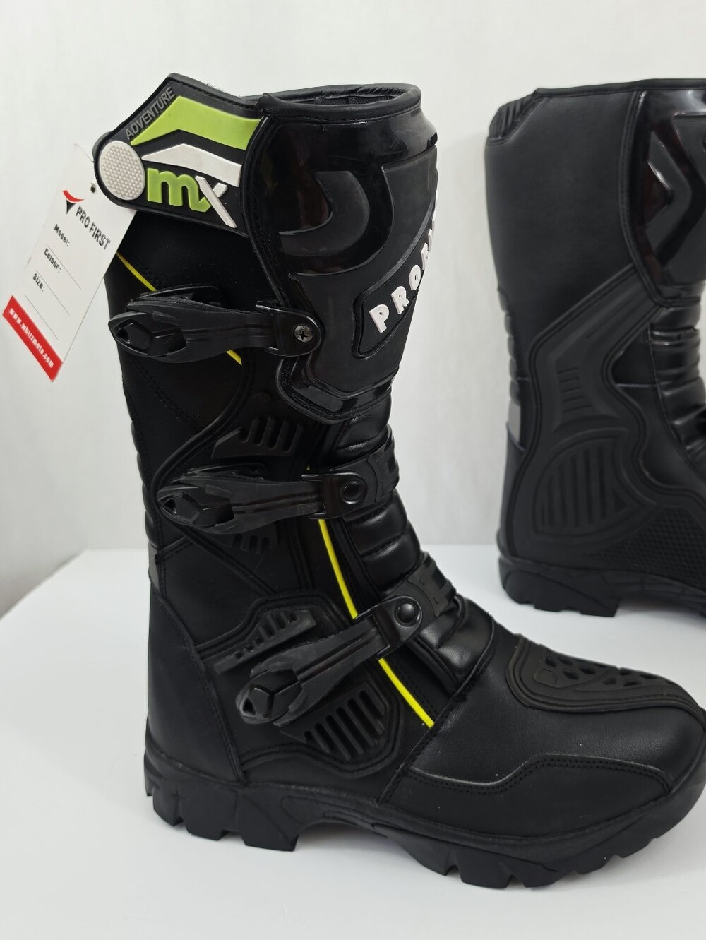 PROFIRST Genuine Leather Waterproof Motorcycle Boots
